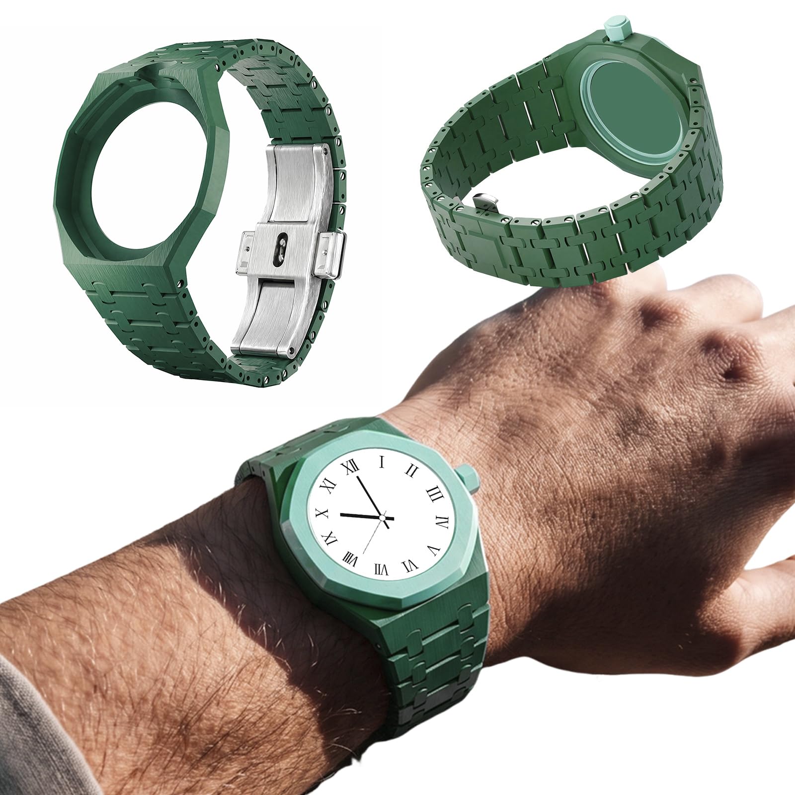 Pasek do zegarka Swatch X Royal Pop z biomateriału, regulowany, dla mężczyzn i kobiet | KOMPATYBILNY Z Swatch Royal Pop – regulowany, ceramiczny pasek zapewniający idealne dopasowanie