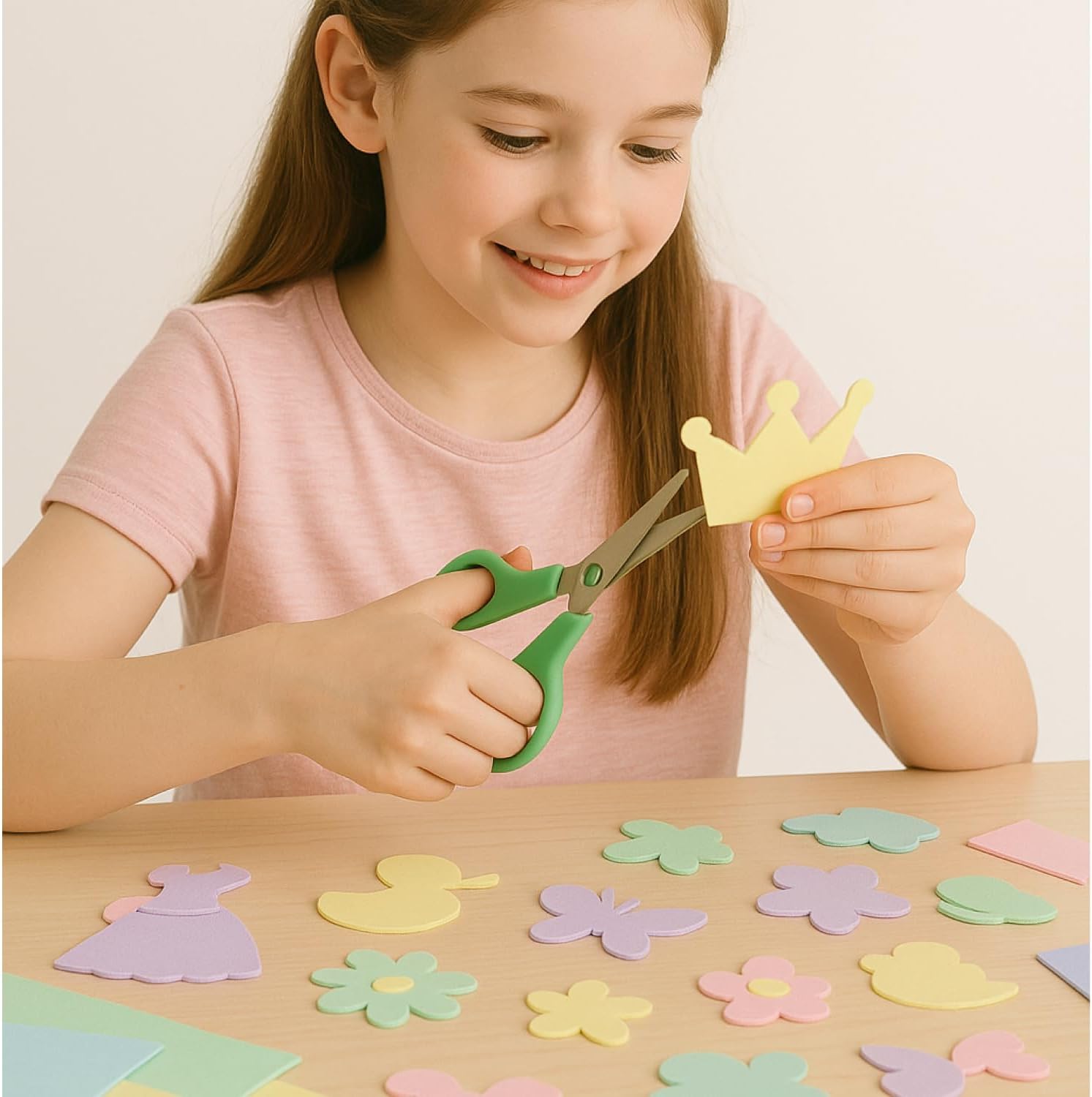 OFITURIA Set of 40 Pastel Foam Rubber Sheets Size 20 x 15 cm 10 Assorted Colours School or Work EVA Foam (Pastel Assortment)