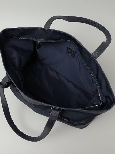 Amazon | [シップス] バッグ シュリンクレザー × ファブリック コンビ