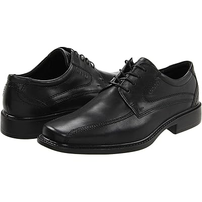 ECCO New Jersey Tie black santiago full-grain leather