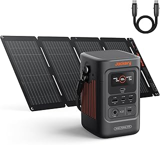 Jackery Explorer 240D Power Bank and 40W Solar Panel (80,000mAh), LiFePO4 Battery Portable Power Station, USB-C Cable Incl... Price In India