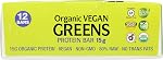 Whole Earth & Sea Organic Vegan Greens Protein Bars Natural Factors 12 bars (1 .