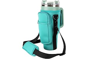 Cup Holder Carrier for Stanley Water Bottle Carrier Bag Holder with Strap Pouch