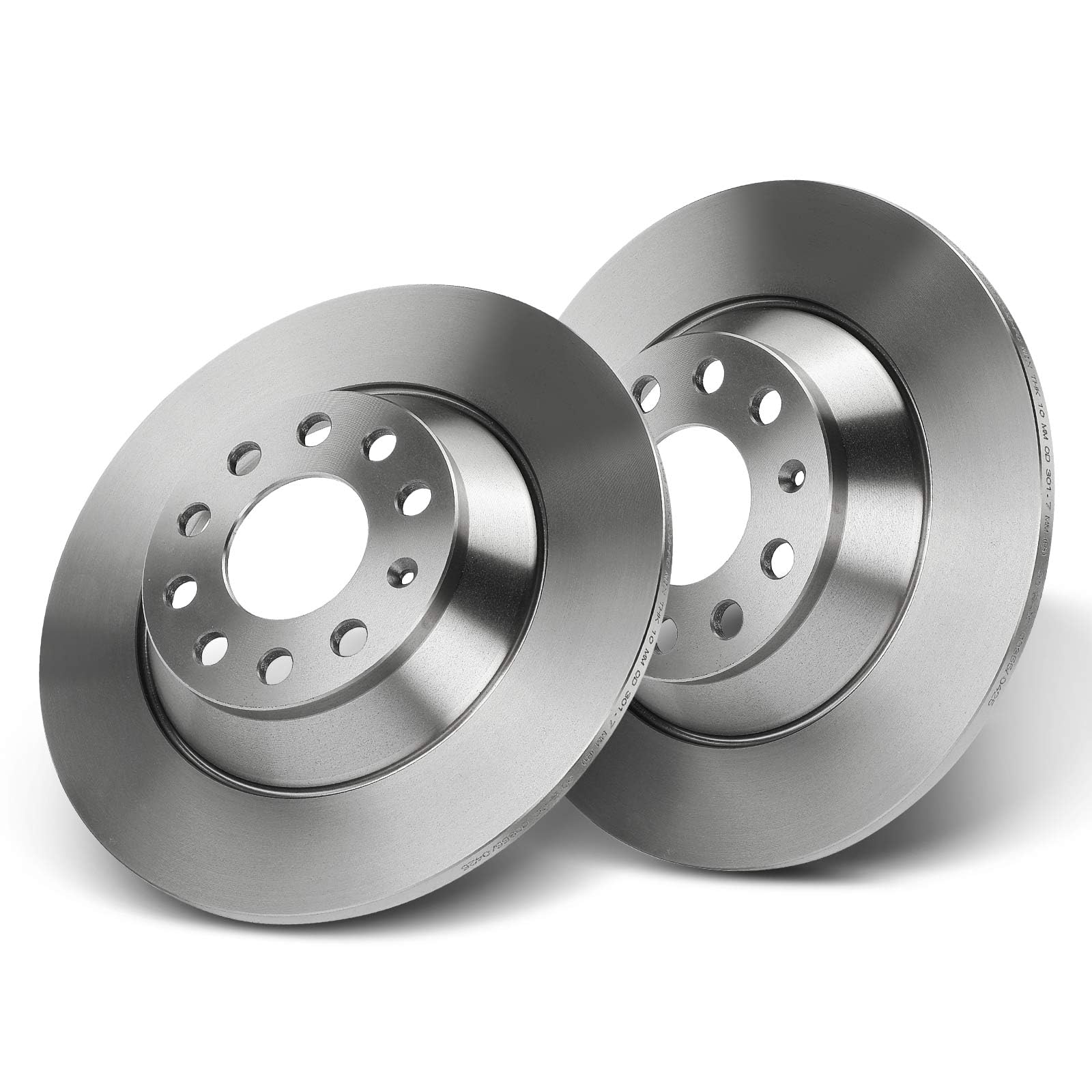 Frankberg 2 discos de freno + 4 pastillas de freno con lubricante de freno eje trasero compatible con A6 4F2 C6 2.0L-4.2L 2004-2011 PR Nº 1KD/2ED/1KQ Replace# 1K0698451