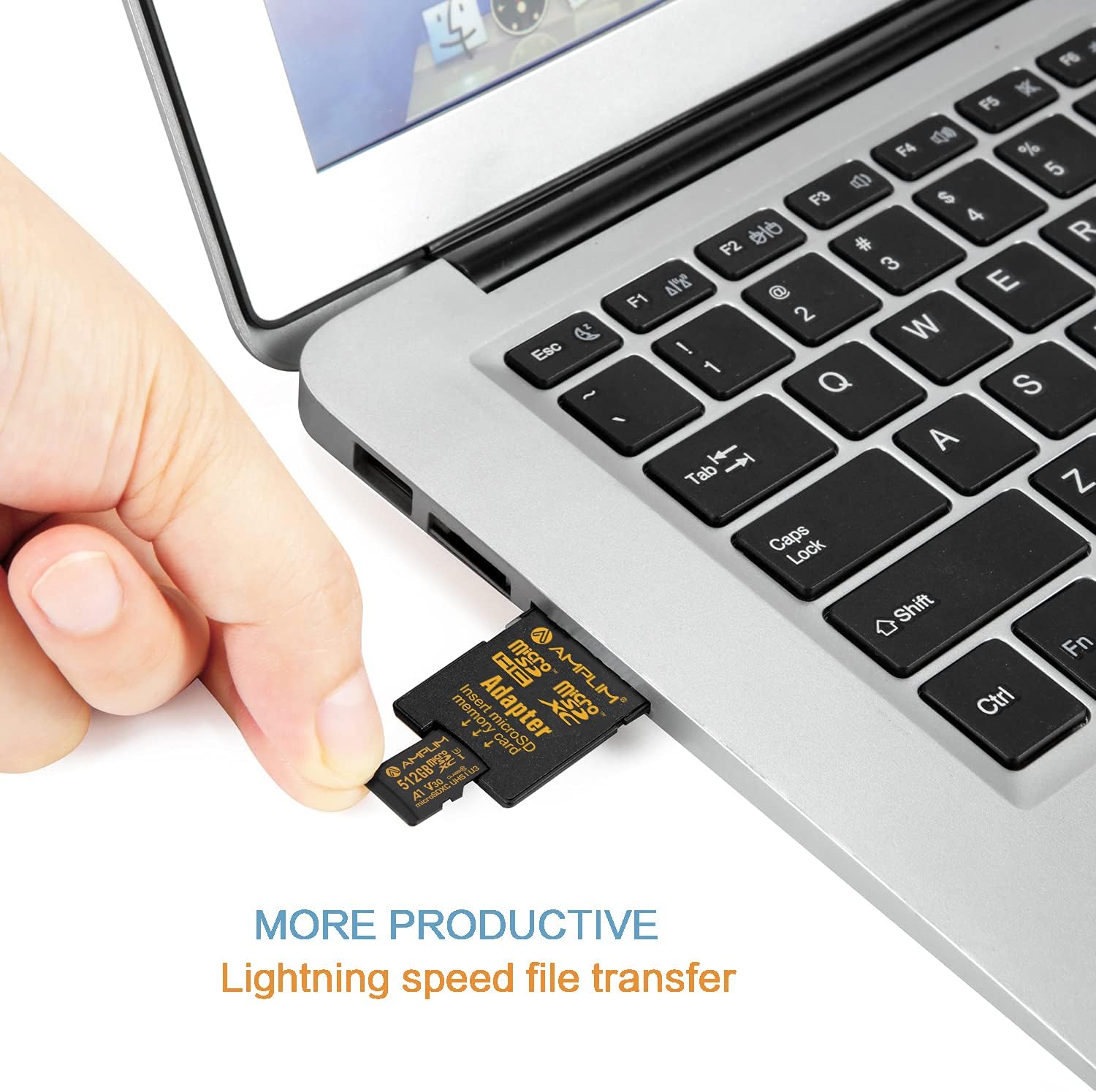 512GB Micro SD Card, Amplim Extreme High Speed MicroSD Memory Plus Adapter, MicroSDXC SDXC U3 Class 10 V30 UHS-I TF Nintendo-Switch, GoPro Hero, Surface, Phone Galaxy, Camera Security Cam, Tablet
