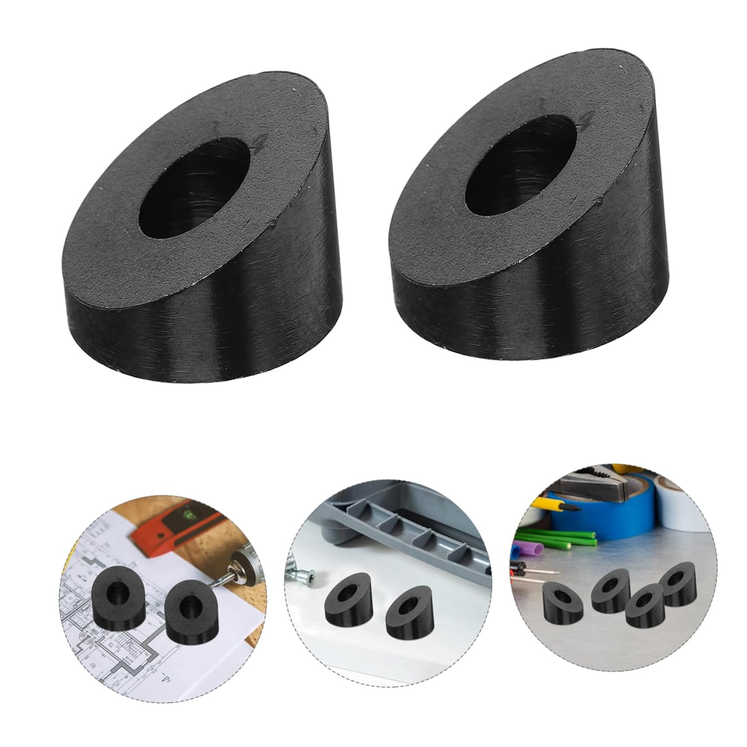 4pcs Stainless Steel Beveled Washers Washers for Cable Railing Deck Spacers Angle