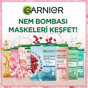 Garnier Repair Paper Face Mask Containing 2 Million Probiotic Derivatives