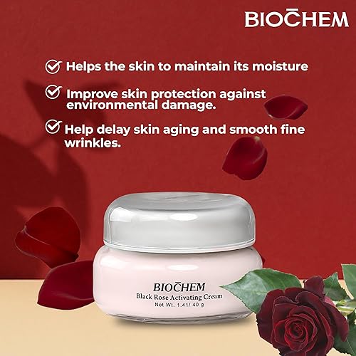Miniatura 4 de BIOCHEM Crema activadora Black Rose - Hidratante facial 1.41 oz. / 40