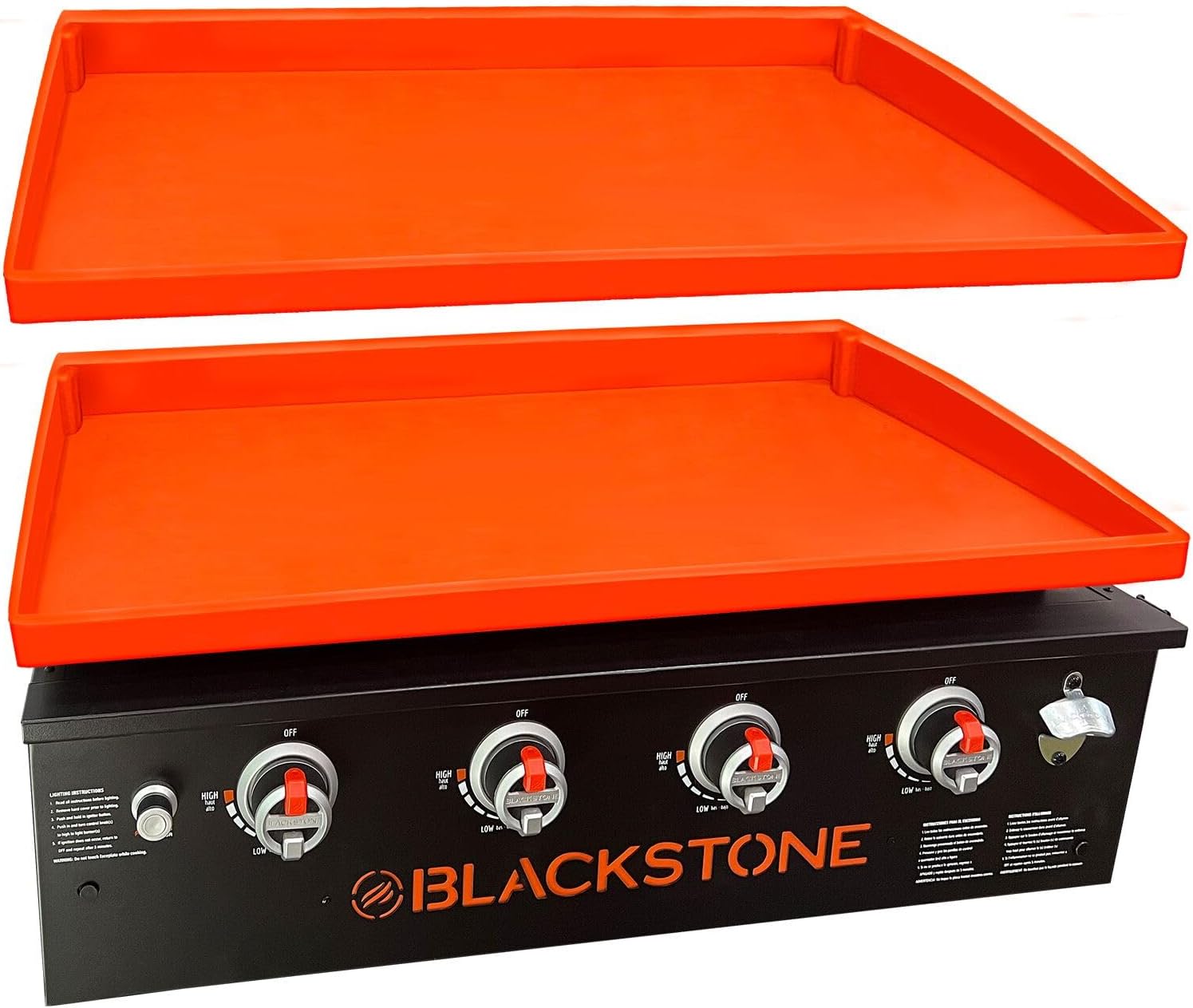 36 Inch Blackstone Griddle Cover & Silicone Mat Set - Full Wrap-Around Edge, Food Grade, Protects From Weather