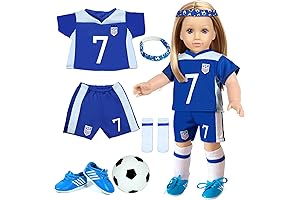 18-Inch Doll Clothing and Accessories Compatible with American Girl Dolls (Sports)