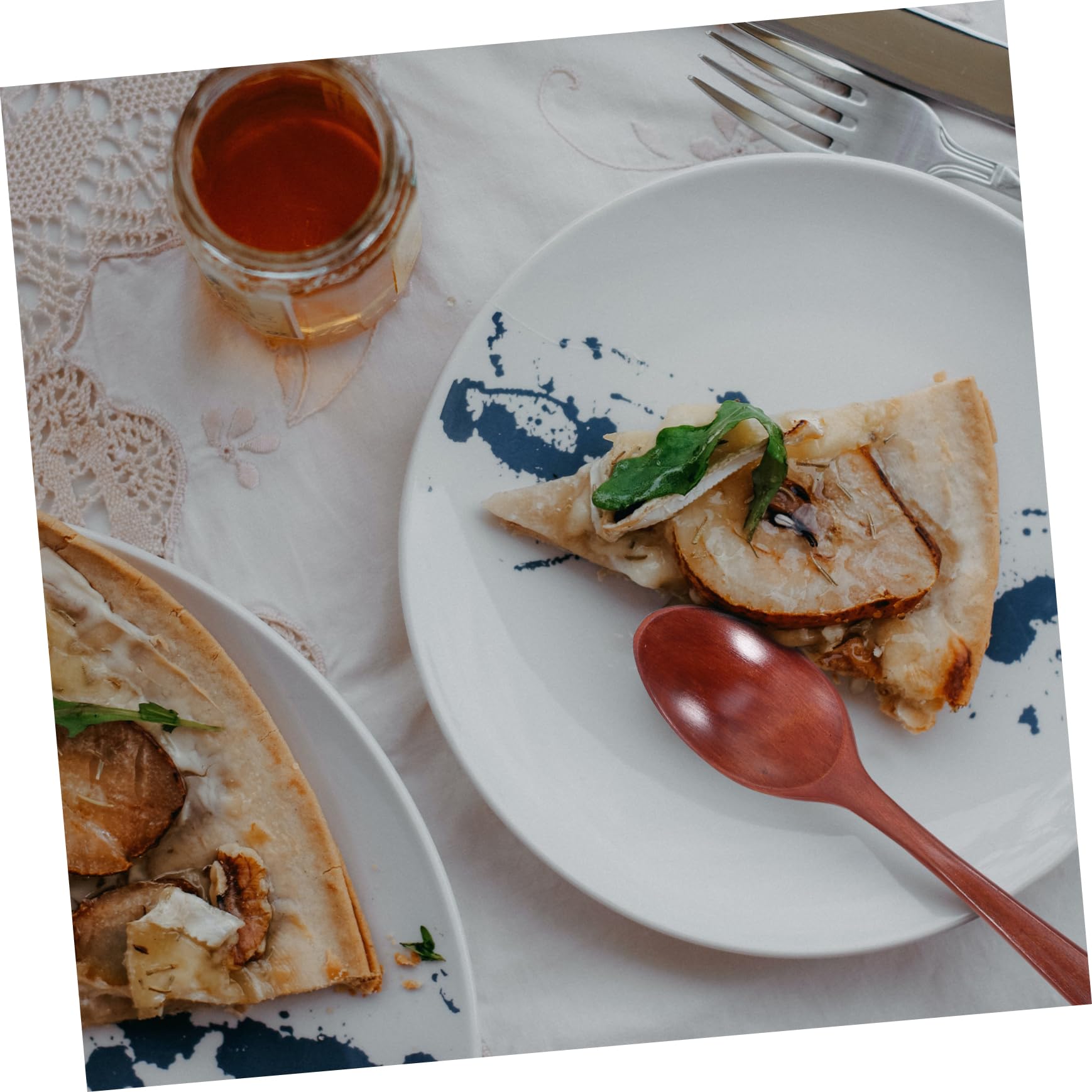 STOBAZA 2pcs Mixing Spoon Dessert Spoons Coffee Whisk Honey Mixing Stick Mini Coffee Spoons Coffee Stir Spoons Mini Stirring Spoon Dressing Spoon Mini Spoons Ice Cream Spoon Drink Wooden