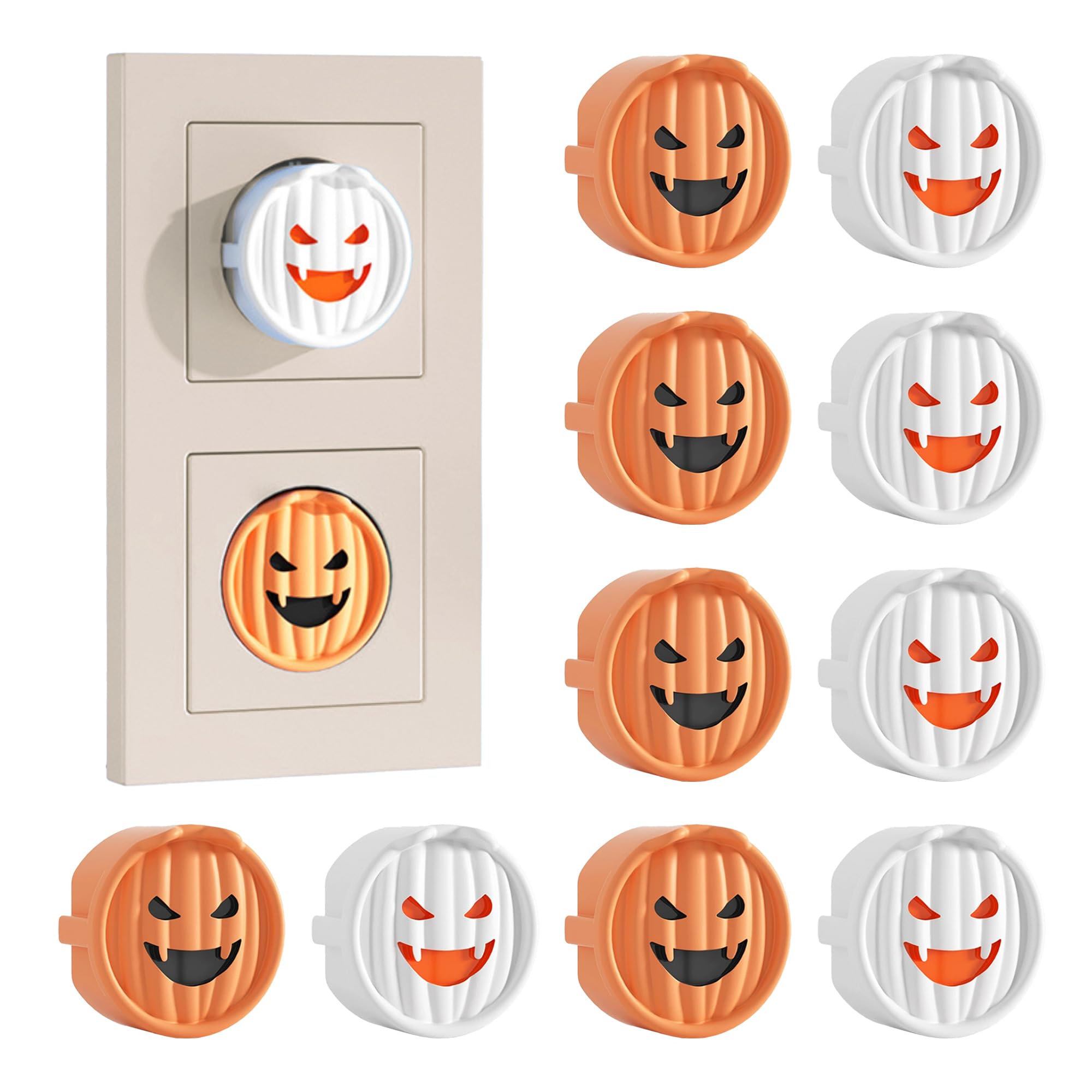 8 Stück Steckdosenabdeckung Silikon - Kindersicher & Dekorativ