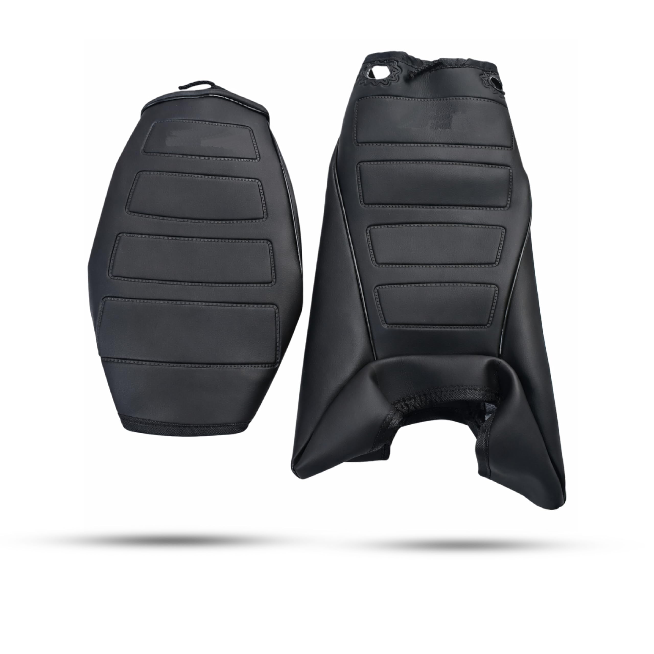 Prime Quality Lether Finish Xtreme 125R Seat Cover Black for Hero Xtreme 125R New (2 Pcs)-image-24