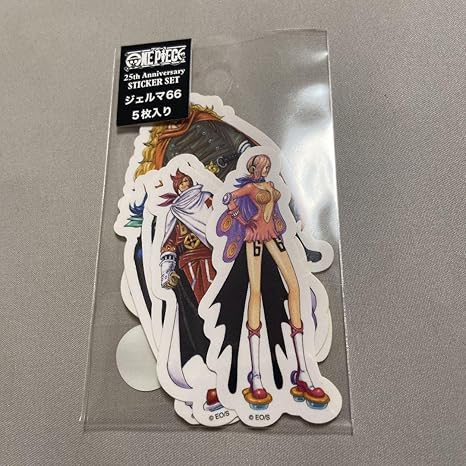 Amazon One Piece 25周年ステッカーセット ジェルマ 66 ワンピース アイドル 芸能人グッズ 通販