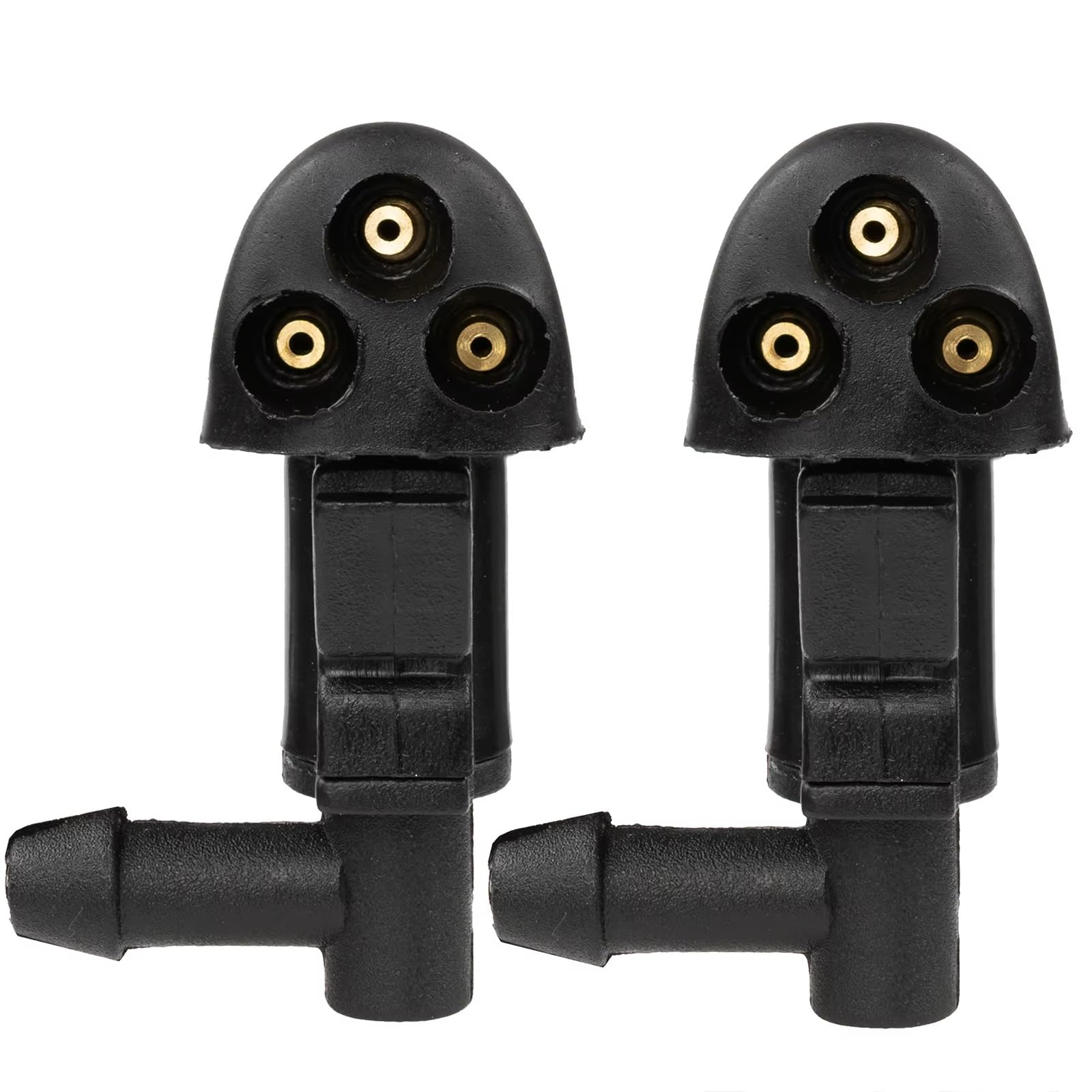 Wdcvfgt One Color Washer Nozzle​​ Compatible With Chevrolet For Cruze J300 2008-2016 Oem:901-955-Pz01 94556605 2X 3 Holes Car Windshield Wiper Water Spray Nozzle