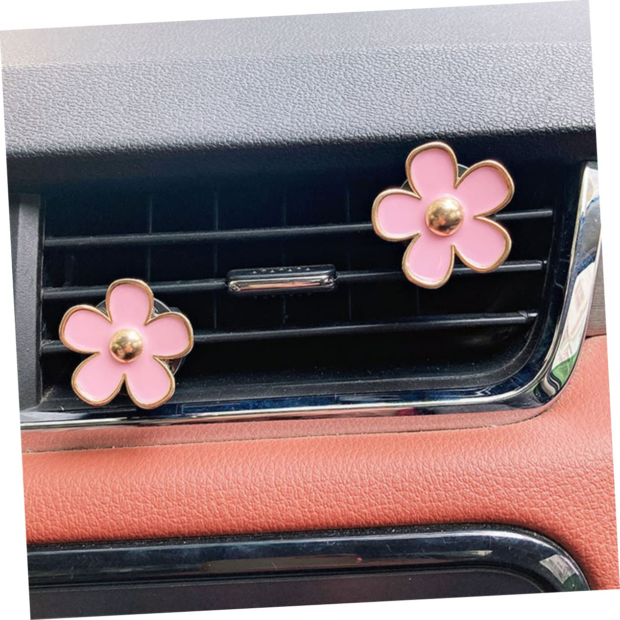 Mikinona 18stücke Blumen Lüftungsclip Für Auto Aromatherapie Dekoration Für Klimaanlage Langlebig Und Sicher Für Auto Büro Und Wohnzimmer