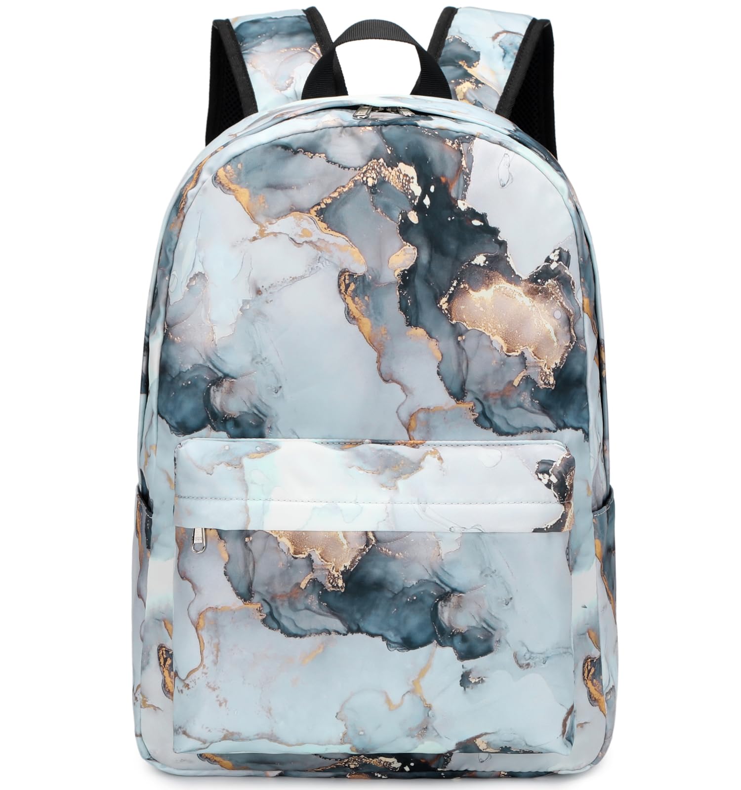JIANYA Girls Backpack for School Marble Backpack Elementary Kids School Bag Travel Back Pack