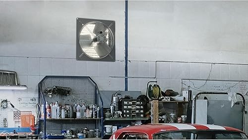 Miniatura 3 de Canarm Extractor de pared de 18 pulgadas de velocidad única 13 HP #S18-F1