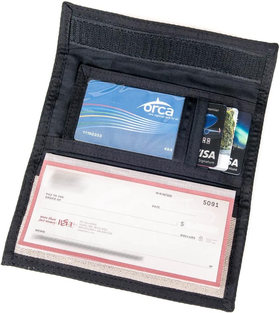 Slim Pocket Book Wallet (Black)