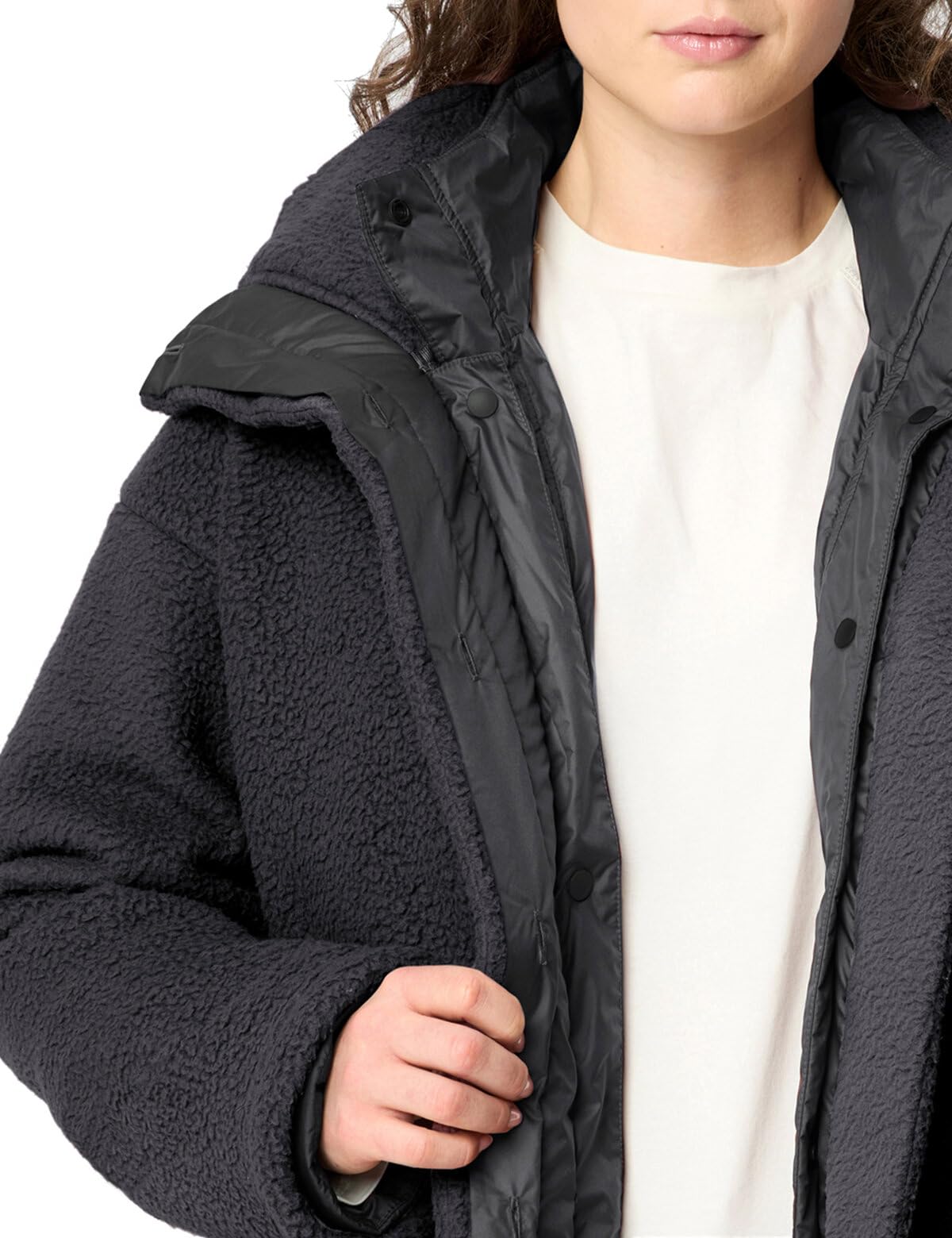 VAUDE Women's Joy kurtka 3 w 1, swobodna, miejska kurtka 3 w 1 dla kobiet, która jest częścią koncepcji krążenia, z wyjmowaną kurtką wewnętrzną