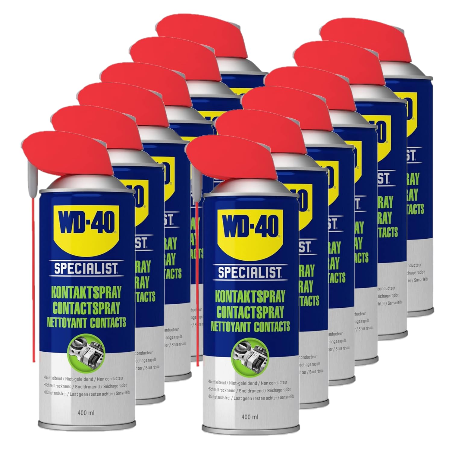 WD-40 Specialist Spray de contact Smart Straw 12 x 400 ml