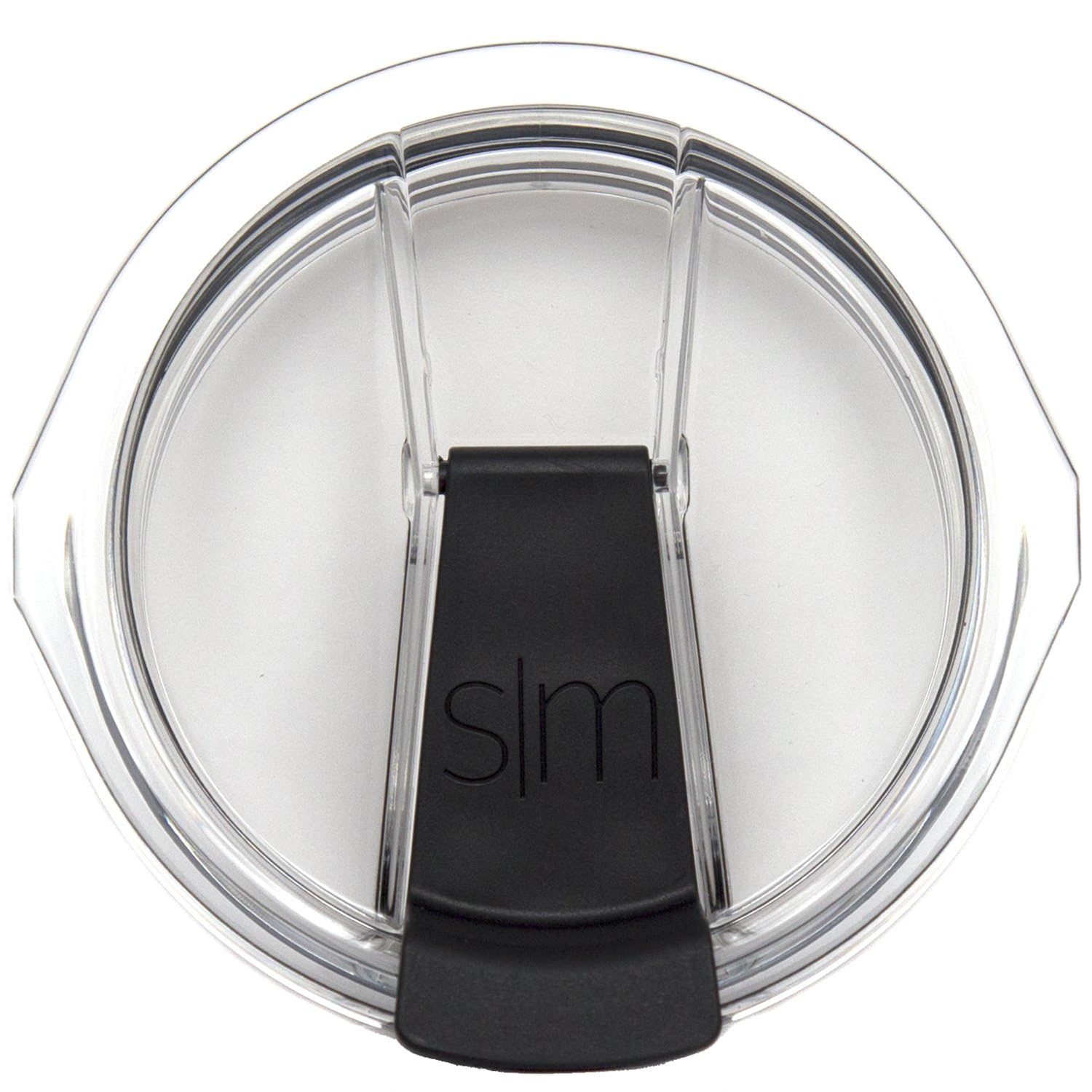 Slim Cruiser Tumbler Flip Lid | Reusable Replacement Press in Lid for Insulated Travel Mug Stainless Steel Water Bottle | Slim Cruiser Collection | Clear