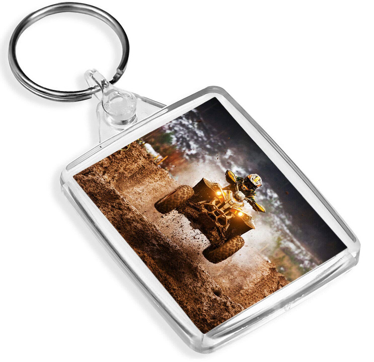 ATV Quad Bike Keyring - IP02 - Off Road 4x4 Bike Stunt 8339