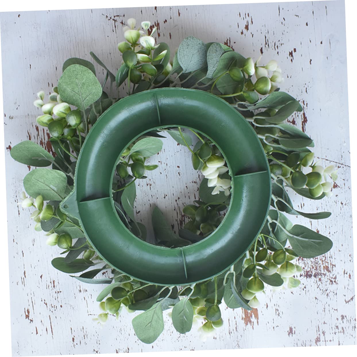 3stücke Simulative Eucalyptus Wreath Kunstblumen Türkranz Für Party Feiertage Dekoration Lebensmittelsicher
