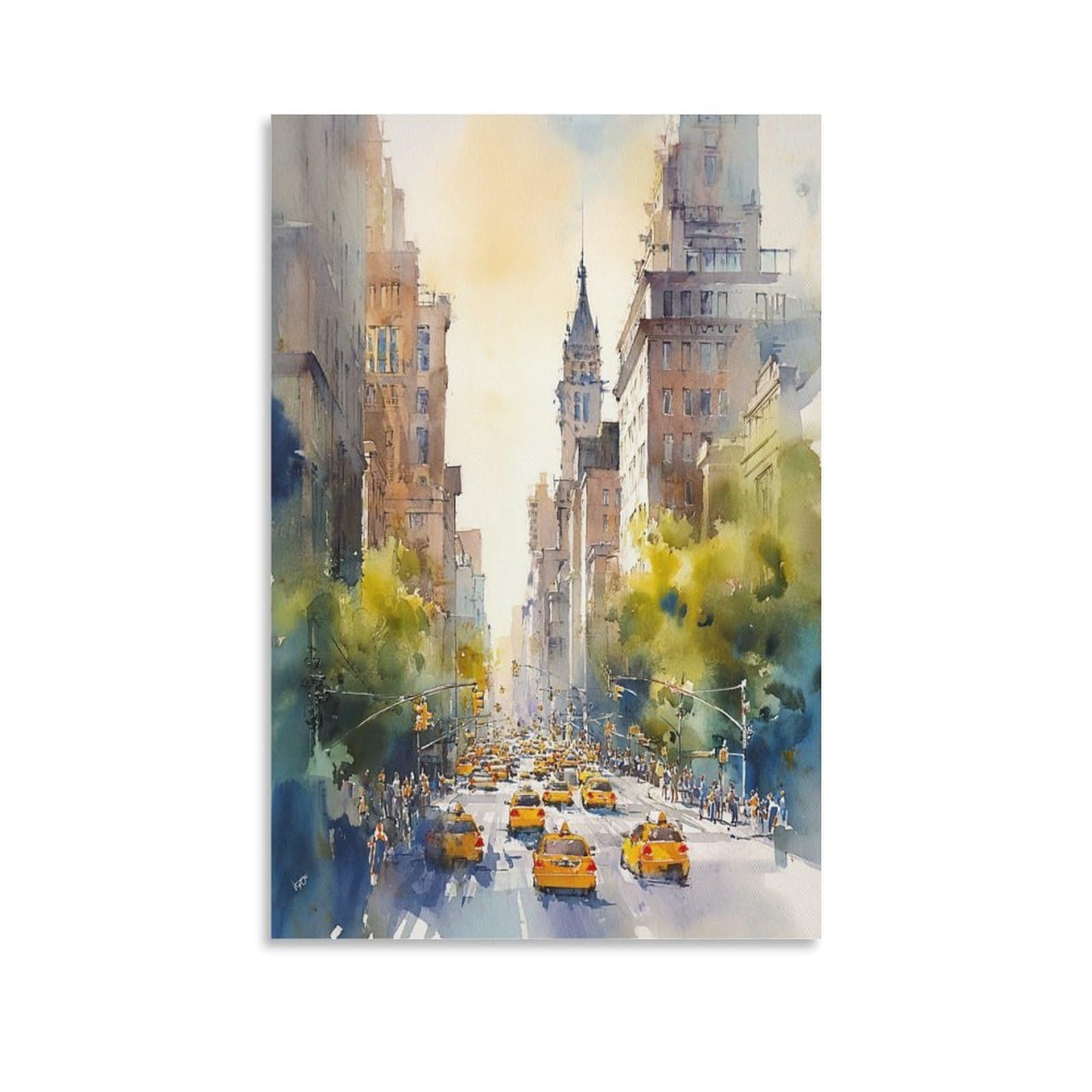 Pennsylvania 24x36inch(60x90cm) Vintage Travel Poster Watercolor Canvas Art