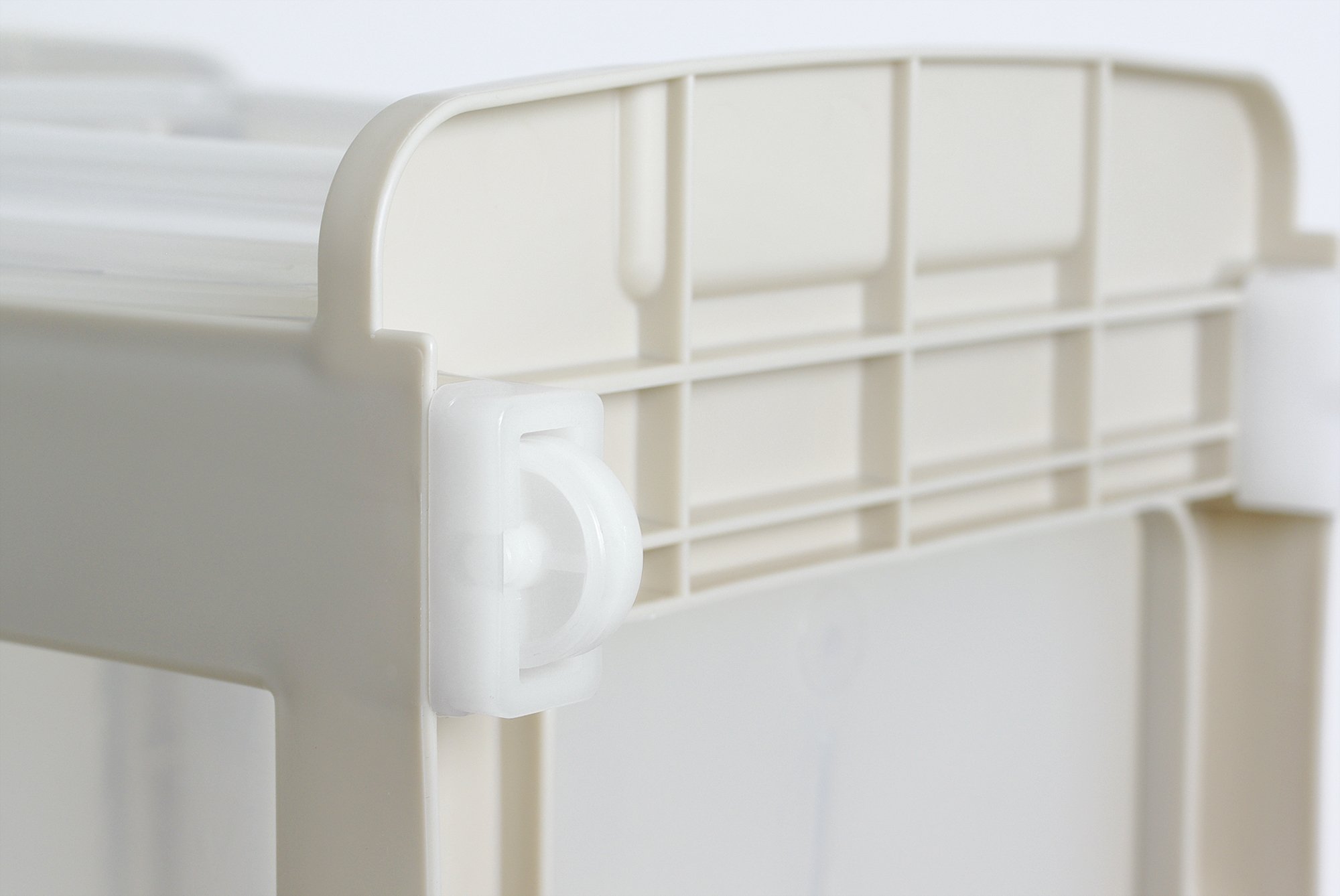 サンコープラスチック スリムストッカー2段 シンク 幅22×奥4 サンコープラスチック キッチンストッカー シンクスリム 幅22cm 3段 1