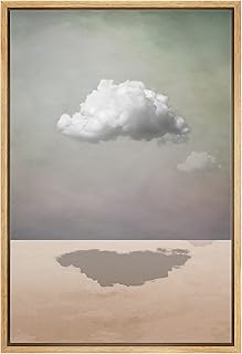 IDEA4WALL Framed Canvas Print Wall Art Surreal Storm Cloud Sky Landscape...