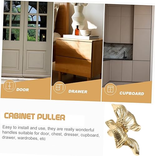 Miniatura 6 de DOITOOL Manija de estilo Clo para puerta armario para el hogar aparador cajón de cocina gabinetes dorados tiradores de arco tiradores de muebles
