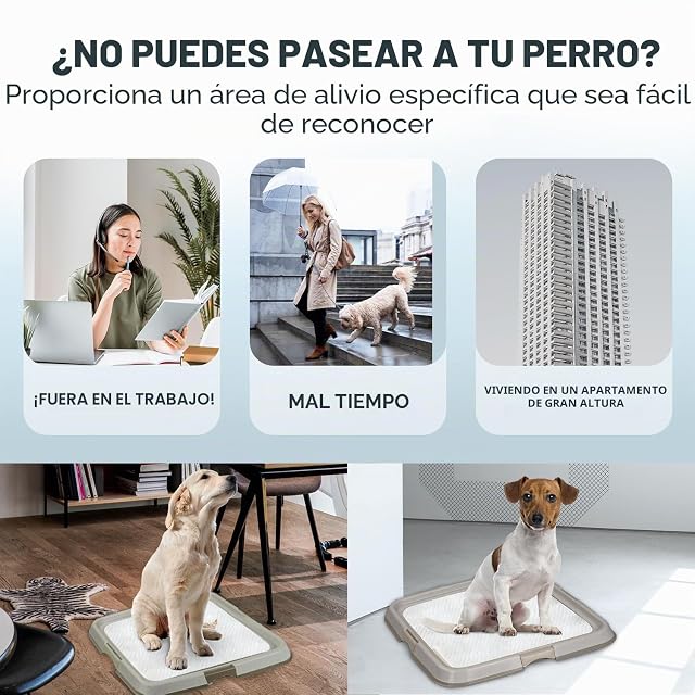 Foto 7 de 8 de Pawise - Soporte para almohadillas de orina para cachorros de perro, bandeja de almohadillas de entrenamiento…