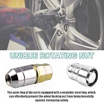 Amazon.com: ZPSNDP Chrome Cone Seat Wheel Locks Lug Nuts