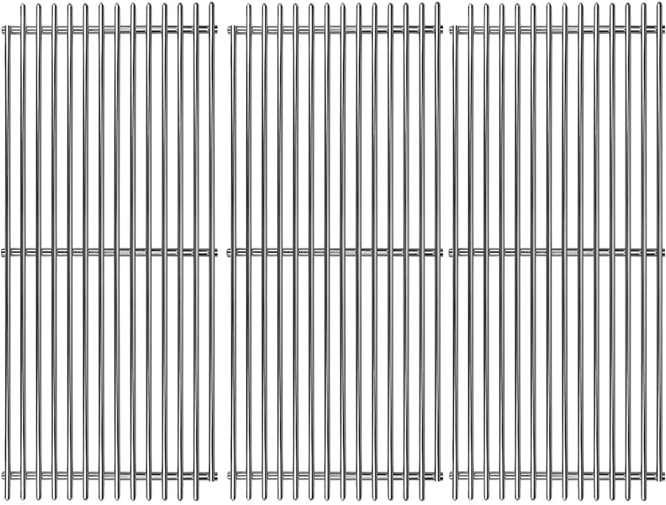 Shengyongh SS54801 (3-Pack) 20 1/2" Stainless Steell Grates Replacement for DCS 24, 36, 36 Series, 36ABQ, 36ABQAR, 36ABQR, 36BQ, 36BQAR, 36BQR, 36DBQ, 36DBQAR, 36DBQR, 36EBQAR, 48, 48 Series