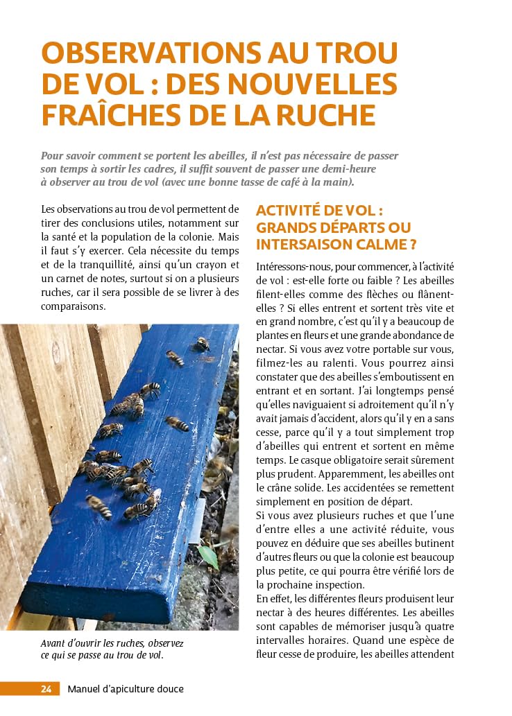 Manuel d’apiculture douce: Comprendre et respecter les abeilles