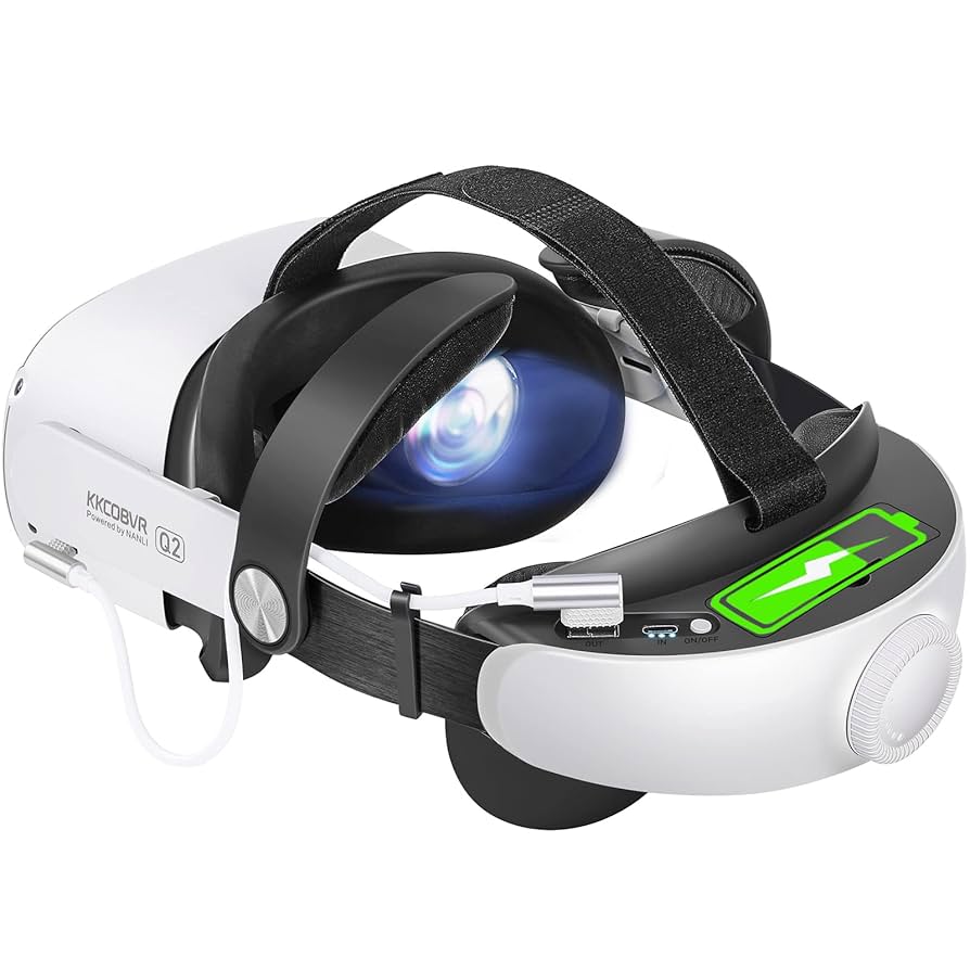  Quest 2 128GB ＋KKCOBVR Q2ストラップ KKCOBVR Q2 Strap Battery 6800 mAh For Oculus Quest 2 Battery