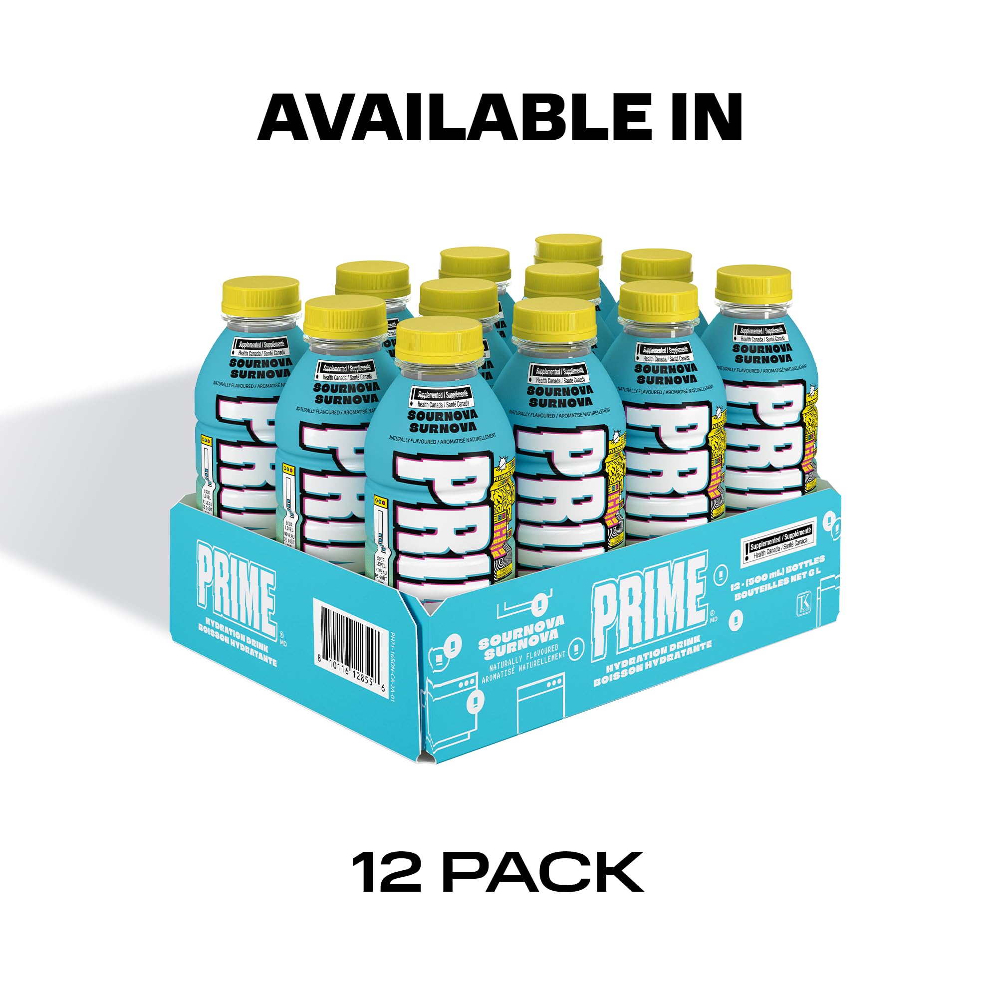 PRIME Hydration SOURNOVA | Sports Drinks | Electrolyte Enhanced