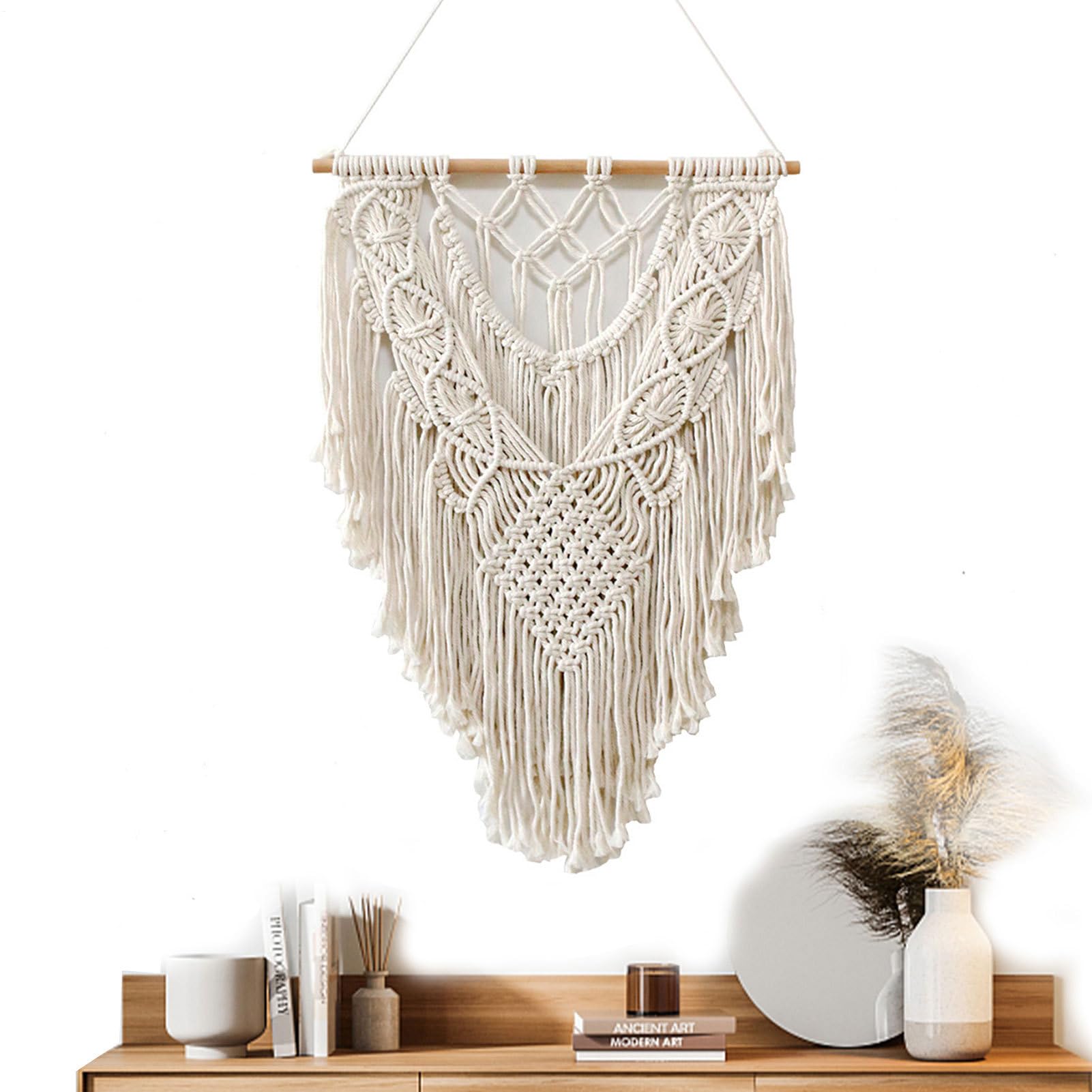 Colgante de pared de macramé de boda o regalo original para decoración del hogar 8