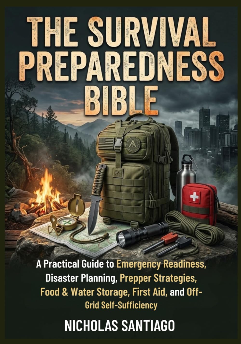 The Survival Preparedness Bible: A Practical Guide to Emergency Readiness, Disaster Planning, Prepper Strategies, Food & Water Storage, First Aid, and Off-Grid Self-Sufficiency