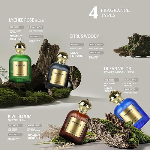 Miniatura 3 de Citrus Noir  Eau de Parfum aromático de lujo de madera para hombre, fragancia de larga duración de 3.3 onzas líquidas, chispa de cítricos de