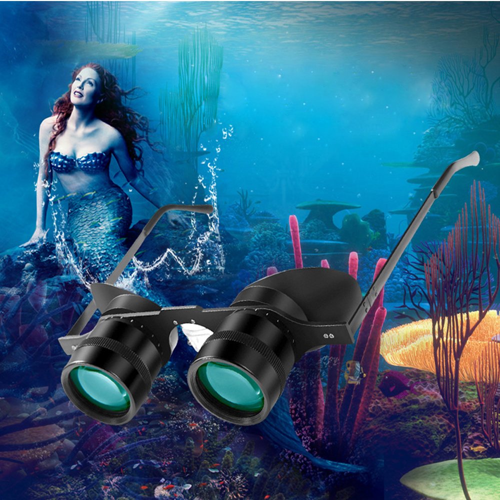 10 x 34 Ultraligero Binoculares telescopio de Pesca