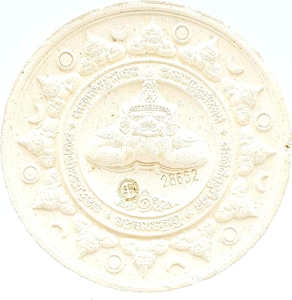 Thai amulets Phra Luangpor Wat Raiking, Mongkol Jatukam White Puttakhun Powder Buddha Talisman Lukcy Charm