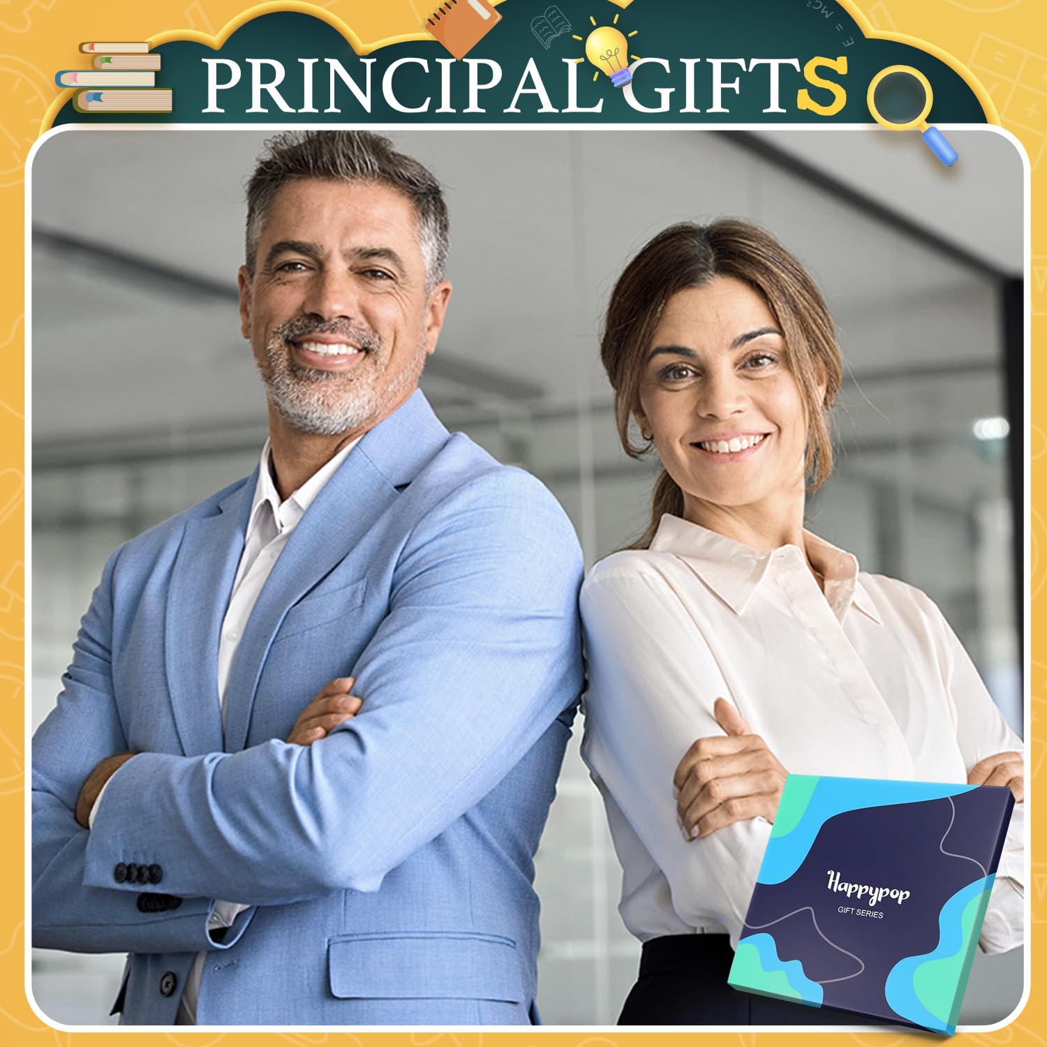 HAPPYPOP Principal Teacher Appreciation Gifts Ideas - Vice Assistant Principal Teacher Socks