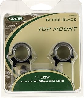 Weaver Mounts 49121 - Soporte superior extraíble de 30 mm de diámetro, color negro mate