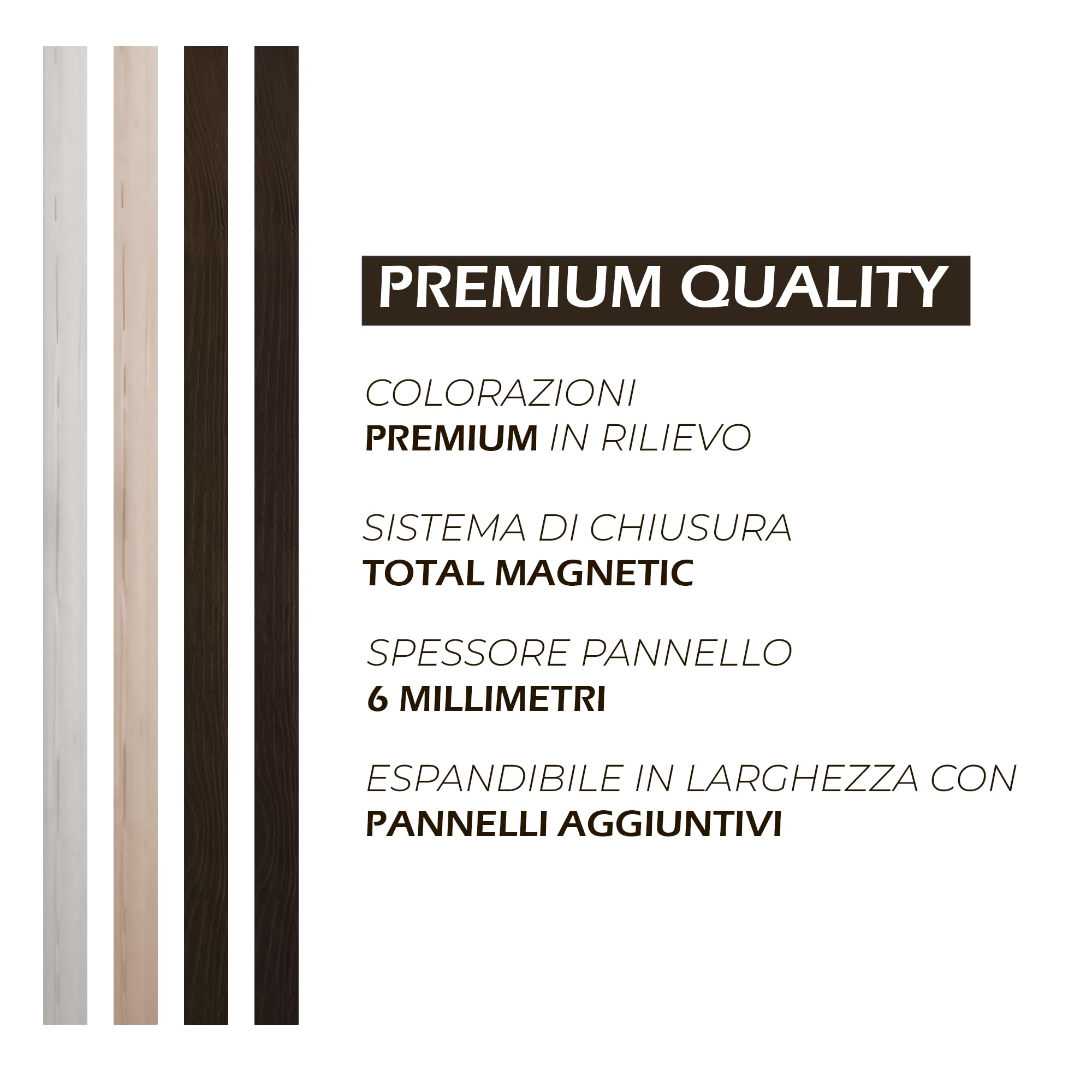 Porta A Soffietto ESTO Con Serratura 84x215 Cm - PVC, 6 Colori, Per Interni - Foto 3