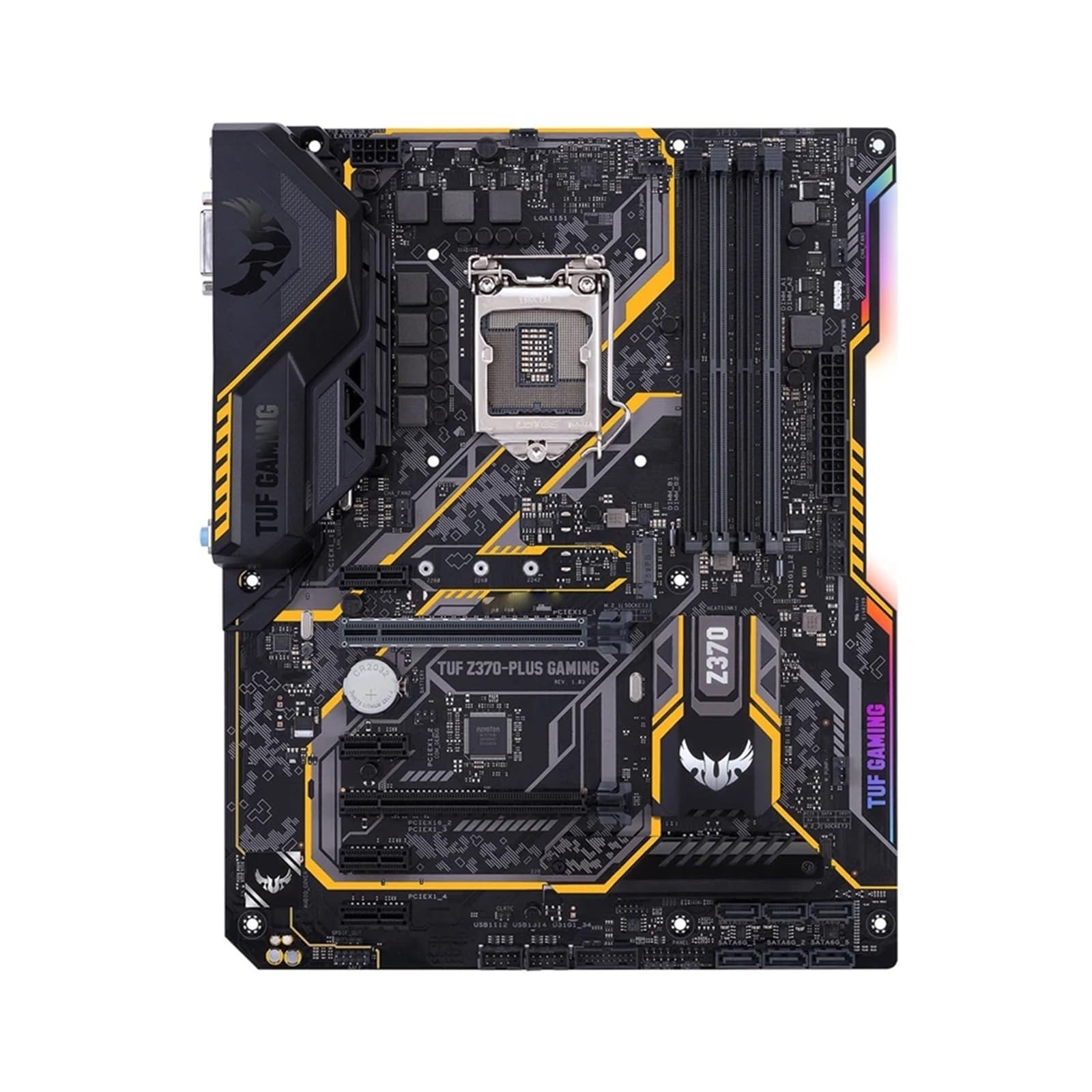 WLTDYZZLDN Fit For ASUS TUF Z370-PLUS GAMING Motherboard Chipset With Intel Z370 LGA1151 DDR4 HDMI DVI gaming motherboard