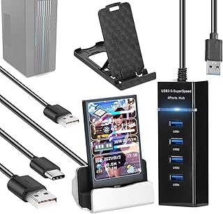 Mini computador - Kit tela secundária 3,5 polegadas com vários temas,IPS tipo C tela secundária CPU GPU RAM HDD Monitoramento para Mini ITX