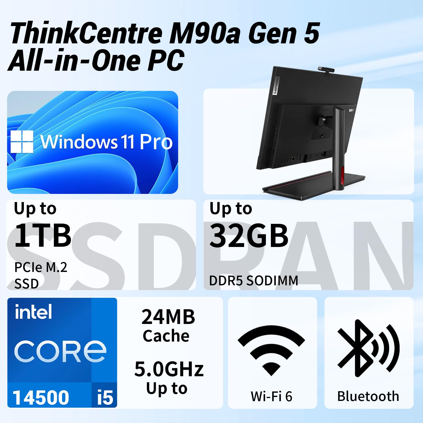 Amazon.com: Lenovo ThinkCentre M90a 23.8