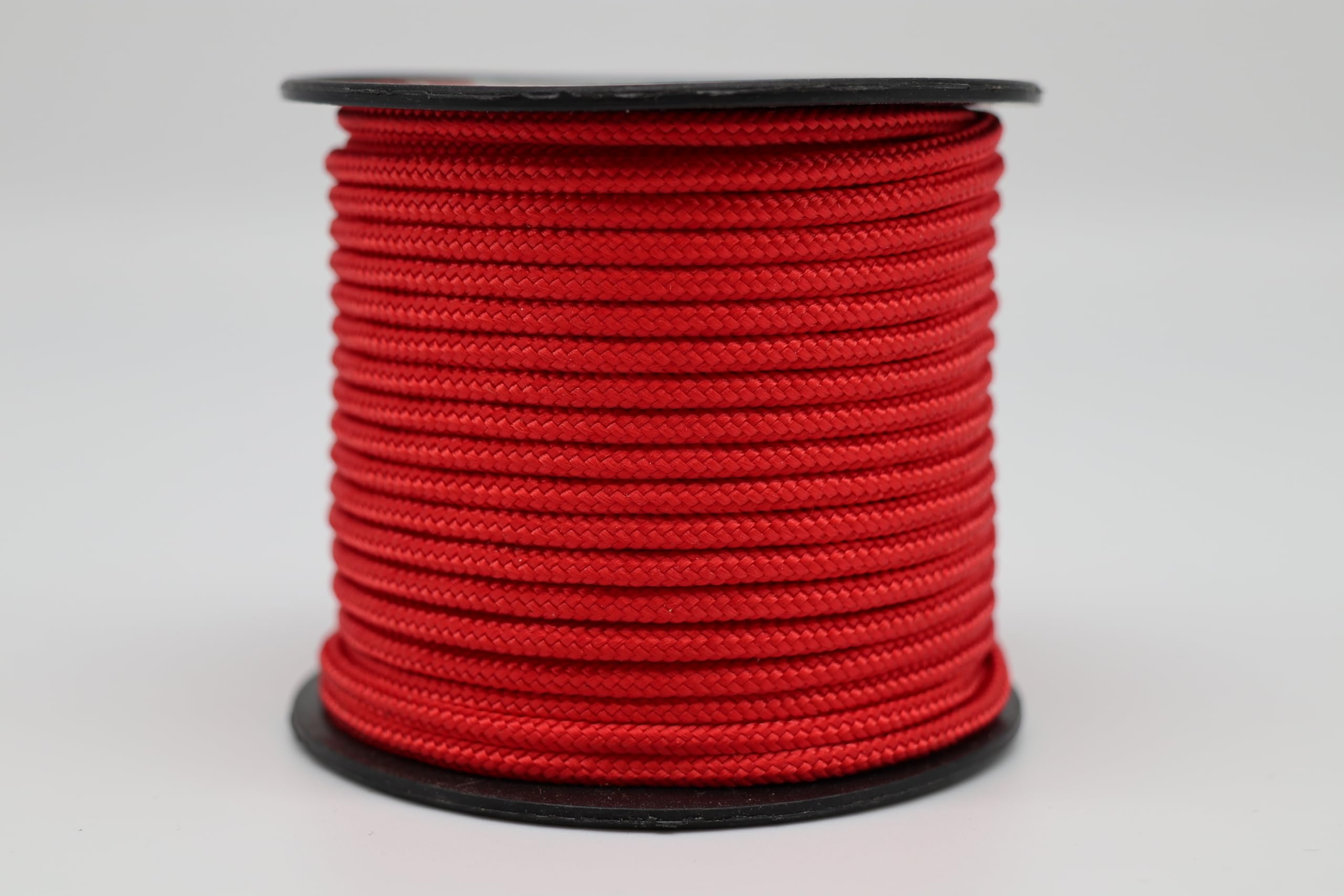 Rota Marine 3mm 19Mt Mini Reels Polyester Braided Rope Boat Tent Kayak Mini Spools - Color: Red